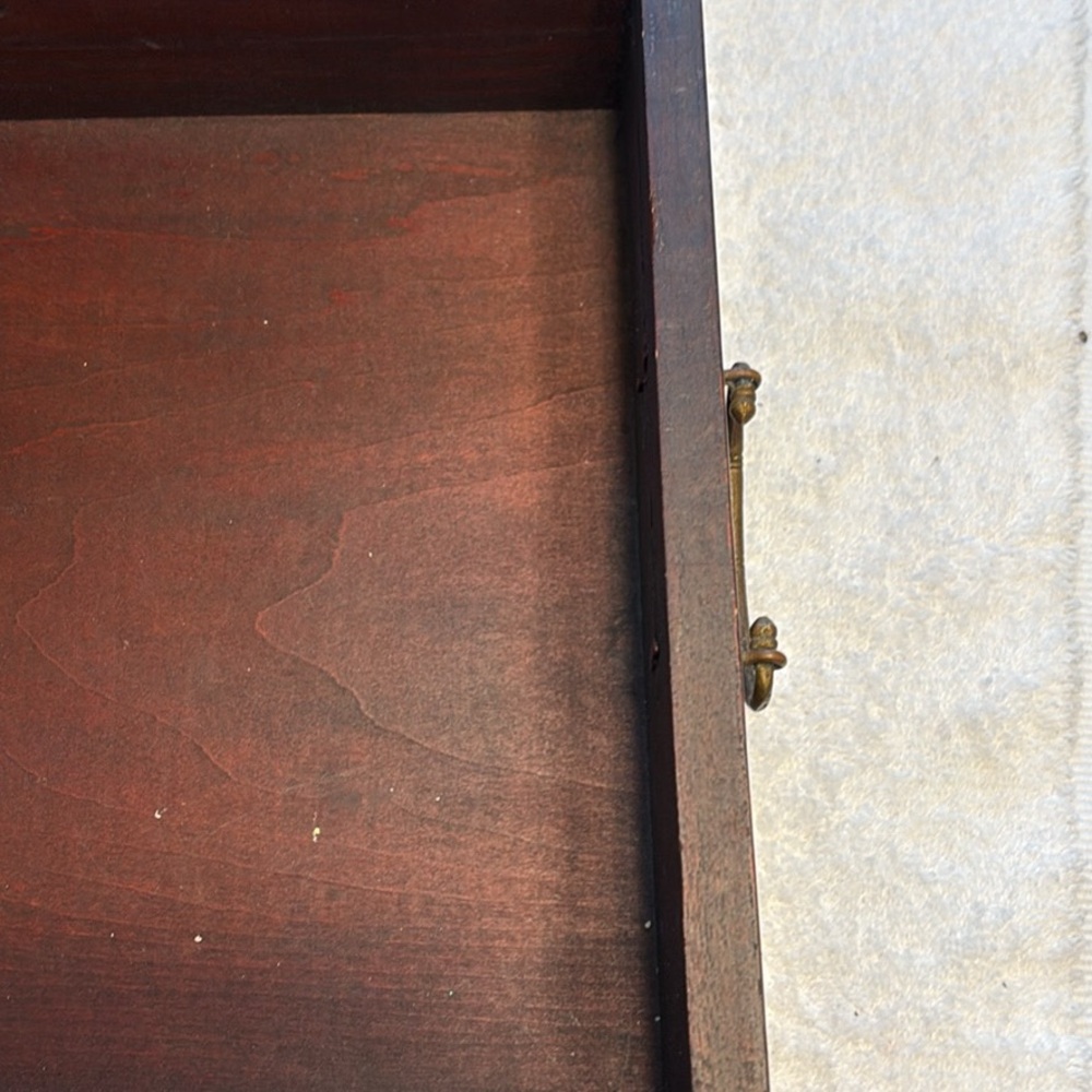 Asian Folding Vanity Mirror Box - Picture 8 of 11